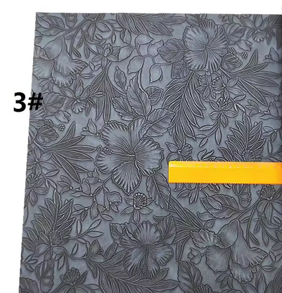 Pre-Order Floral Embossed Faux Leather 40 cm x 130 cm