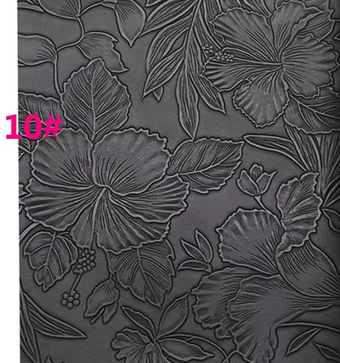 Pre-Order Floral Embossed Faux Leather 40 cm x 130 cm