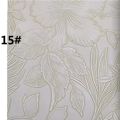 Pre-Order Floral Embossed Faux Leather 40 cm x 130 cm