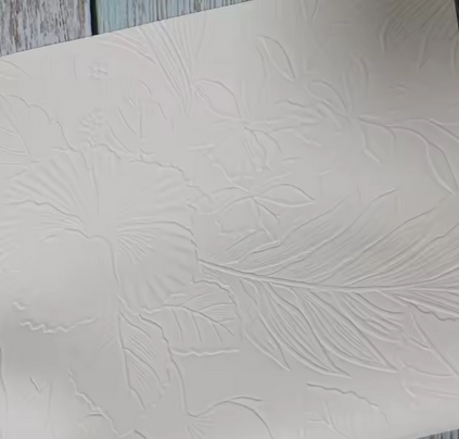 Pre-Order Floral Embossed Faux Leather 40 cm x 130 cm