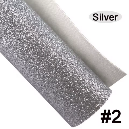 Pre-Order Fine Glitter Faux Leather 30 cm x 130 cm
