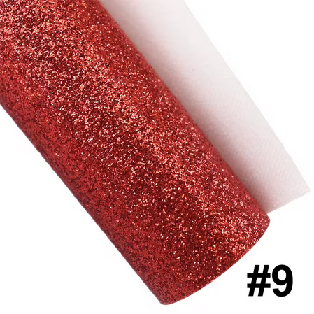 Pre-Order Fine Glitter Faux Leather 30 cm x 130 cm