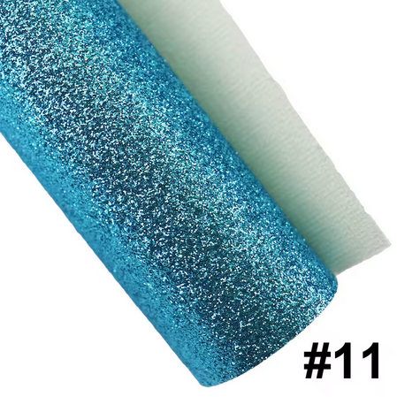 Pre-Order Fine Glitter Faux Leather 30 cm x 130 cm