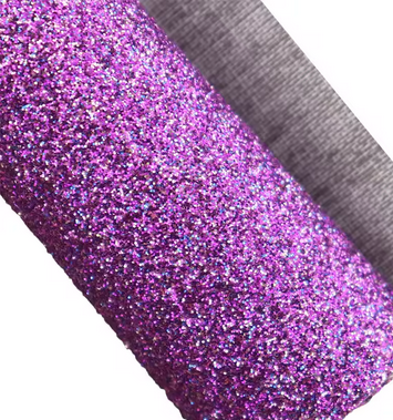 Pre-Order Fine Glitter Faux Leather 30 cm x 130 cm