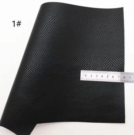 Pre-Order -  Embossed Snakeskin Vinyl / Faux Leather -30x130cm - Choose Your Colour