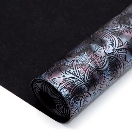 Pre-Order - Butterfly& Dragonfly Embossed Vinyl / Faux Leather -30x130cm - Choose Your Colour