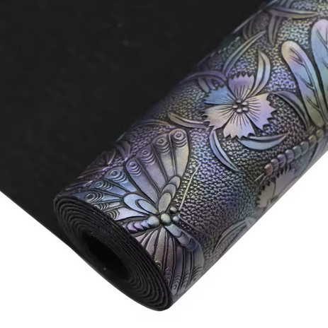 Pre-Order - Butterfly& Dragonfly Embossed Vinyl / Faux Leather -30x130cm - Choose Your Colour
