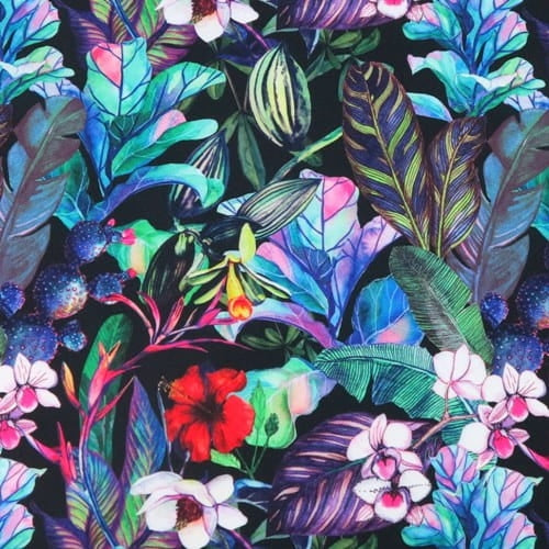 Waterproof Canvas  - Fantasy Plants- 50cm x 157 cm