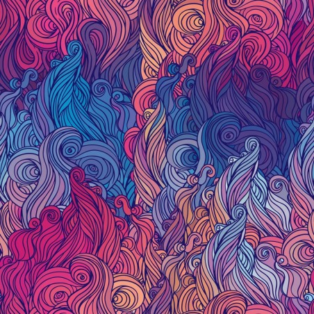 Blue and Pink Waves