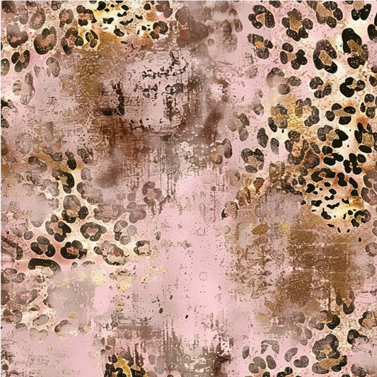 Pink Leopard Fade