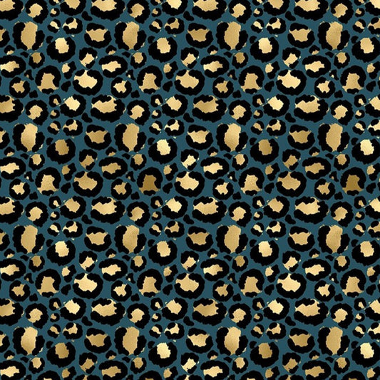 Teal Leopard