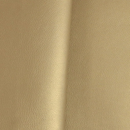Shimmer Faux Leather / Vinyl - Gold - 50cm x 140 cm