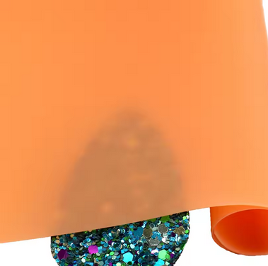 Jelly Vinyl - Orange - 30x130 cm