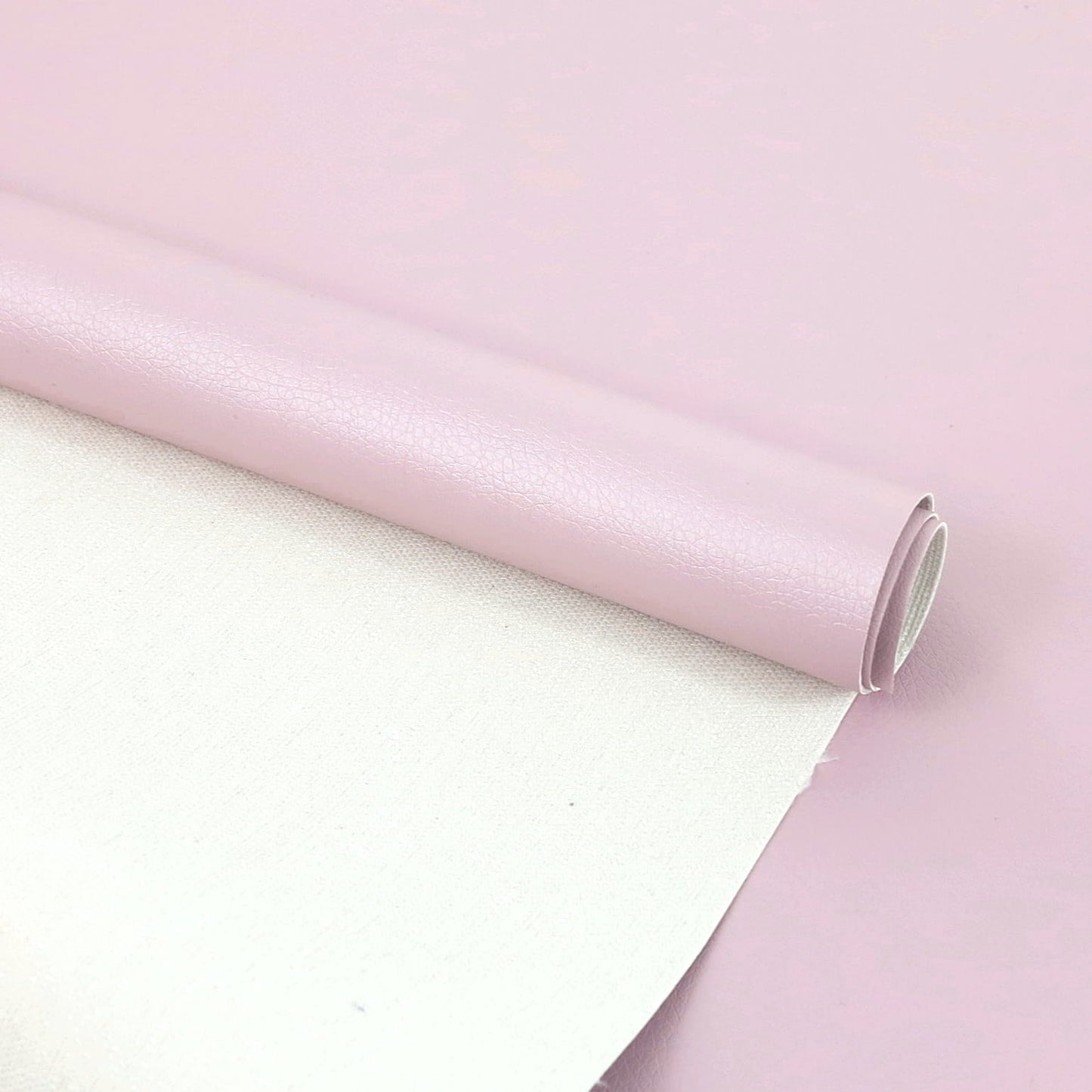 Shimmer Faux Leather / Vinyl - Blush Pink - 50cm x 140 cm